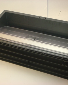 Zuluftelement CL-1220 ohne Netz mit transparenter Klappe